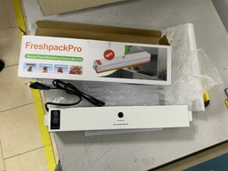 Вакууматор, бытовой вакуумный упаковщик Freshpack Pro New EL-G-88, салатовый фото от покупателей 4