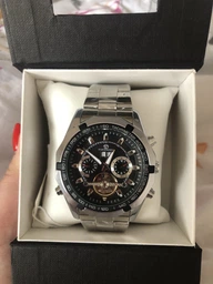 Механические часы Forsining Texas FSG340 Silver фото от покупателей 3