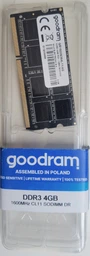 Оперативная память Goodram SODIMM DDR3-1600 4096MB PC3-12800 (GR1600S364L11/4G)