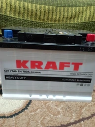 Автомобільний акумулятор Kraft 65 Ah (+/-) (680EN) 242 х 175 х 190 мм (76331) фото від покупців 11