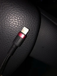 Кабель Baseus Cafule Lightning 1.5A (2m) red/black (CALKLF-C19) фото від покупців 7