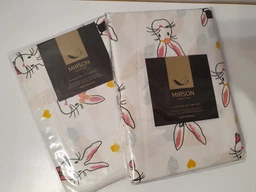 Наволочка MirSon Бязь 17-0529 Bunnies white 40 x 60 см (2200003674040)