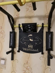 Турнік бруси на стіну Workout з рамкою SAB 5 в 1 (4в1) з адаптивною спинкою для преса Розбірний домашній настінний спортивний тренажер (WO) фото від покупців 10