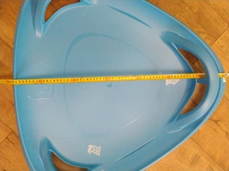 Санки-тарілка Plastkon Meteor 70 см Зелена фото от покупателей 8