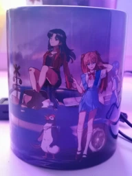 Чашка Evangelion Евангелион neon EV 02.12