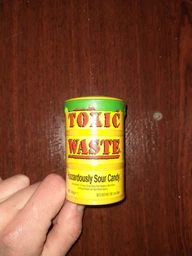 Кислі цукерки Candy Dynamics Toxic Waste жовтий фото від покупців 2