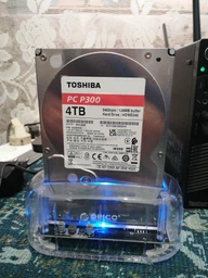Жесткий диск Toshiba P300 4TB 5400rpm 128MB HDWD240UZSVA 3.5" SATA III фото от покупателей 7
