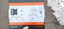 Настенное крепление для телевизора ACCLAB AL-BT201 26"-55" (1283126485749) фото от покупателей 2