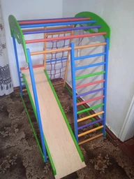 Дитячий спортивний куточок для дому SportBaby "SportWood" фото від покупців 5