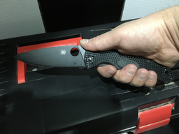 Нож Spyderco Resilience FRN Black Blade (C142PBBK) фото от покупателей 5