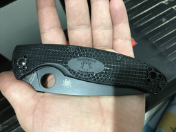 Складной нож Spyderco Resilience Black Blade FRN C142PBBK фото от покупателей 2