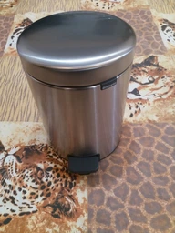 Бак для мусора с педалью Brabantia NewIcon Pedal Bin 5 л светло-бежевый 149900 (00801143) фото от покупателей 1