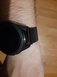 Ремінець міланська петля 20мм універсальний Milanese loop для смарт-годинника Браслет Чорний BeWatch (1010201) фото від покупців 5