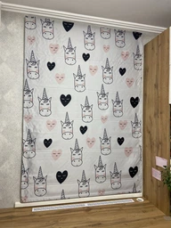 Римские шторы DECOLIV разноцветные детские 40*170 см