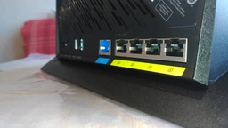 Маршрутизатор Asus RT-AX86S (AX5700, WiFi6, 1xGE WAN, 4xGE LAN, 1xUSB 3.1,1xUSB 2.0, поддержка 3G модема, AiMesh, 3 внешние антенны) фото від покупців 11