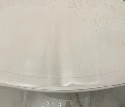 Мягкое стекло Силиконовая защитная скатерть для мебели Soft Glass 1.0х1.0 м (толщина 1.5мм) Прозрачная фото от покупателей 1