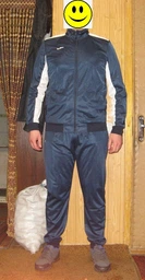 Чоловічий спортивний костюм Joma TRACKSUIT ACADEMY синій,біий S 101096.302 S фото від покупців 3