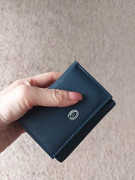 Кошелек ST Leather маленький горизонтальный из натуральной кожи красного цвета (bg183fash23)