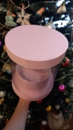Коробка Perfectbox циліндрична 25х20х20 см Світло рожевий (матовий) (202518)