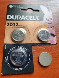 Специализированная литиевая батарейка типа «таблетка» Duracell 2032, 3В, 4 шт DL2032/CR2032 (5000394071780) фото от покупателей 8