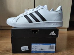 Кеды Adidas Grand Court Base EE7904 42 (8UK) 26.5 см Ftwr White  (4061615514180) – в интернет-магазине ROZETKA | Купить в Украине: Киеве,  Харькове, Днепре, Одессе, Запорожье, Львове