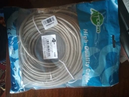 Патч-корд литой, UTP, RJ45, Cat.5e, 5m, серый фото от покупателей 12