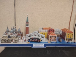 Тривимірна головоломка-конструктор Cubic Fun City Line Венеція (6944588202699)