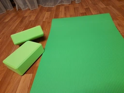 Блок для йоги (йога блок, цегла для йоги) EasyFit м'ятний