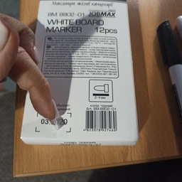 Маркер для дошки BuroMax 2-4 мм чорний (BM.8802-01) фото від покупців 1
