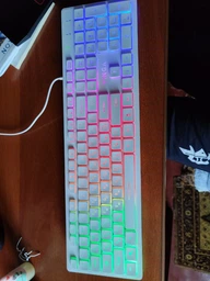 Клавіатура дротова Vinga KB410 USB White