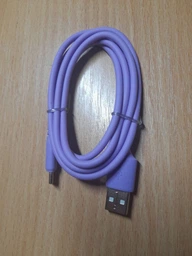 Кабель ColorWay USB - Type-C (soft silicone) 2.4а 1 м Purple (CW-CBUC044-PU) фото від покупців 13