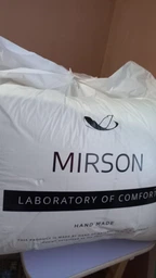 Набор антиаллергенный MirSon EcoSilk Супер Теплый №1662 Eco Light Krem (одеяло + подушки 50х70 среднии) (2200002655217) фото от покупателей 2