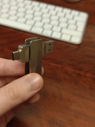 USB Flash Drive Hoco UD10 USB3.0 Type C 64GB Колір Сталевий фото від покупців 7