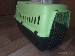 Переноска MP Bergamo Gipsy 2 large металлическая дверца 58х38х38h см Light Green (8058093276606) фото от покупателей 4