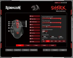 Миша Redragon Shark 2 Wireless Black/Red (77415)