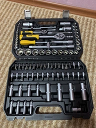 Набор ключей и насадок торцевых Mastertool CV 1/4" и 1/2" 94 шт (78-5094) фото от покупателей 2