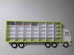 Полиця Вантажівка чорно-біла для 35 Hot Wheels (hw35-m-black) фото від покупців 1