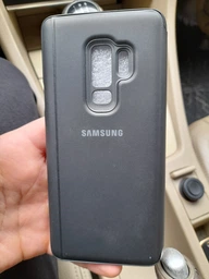 Чехол-книжка с подставкой S-View Clear View Standing Cover EF-ZG965CBEGRU Б.У. для Samsung Galaxy S9 Plus Черный - Б/У фото от покупателей 1