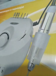 Фрезер для маникюра и педикюра ZS-601 65 Вт 45 000 об/мин Красный (аппарат для маникюра и педикюра) + Щетка маникюрная "утюжек" для удаления пыли (малая)