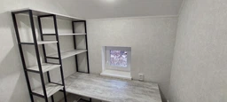 Стіл комп'ютерний письмовий з металевим каркасом в стилі Лофт (Loft) DrevoGoods з полицею під системний блок посилений, прямий, робочий для дому та офісу 1600х1800х900мм; метал: Чорний; дерево: Білий + стелаж (779|56) фото від покупців 4
