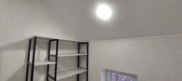 Стіл комп'ютерний письмовий з металевим каркасом в стилі Лофт (Loft) DrevoGoods з полицею під системний блок посилений, прямий, робочий для дому та офісу 1600х1800х900мм; метал: Чорний; дерево: Білий + стелаж (779|56) фото від покупців 1