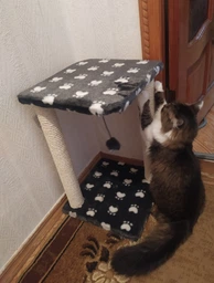Царапка Lucky Pet домик сезалевый "Симба 2" 33 х 33 х 44 см Черная (4820224215877) фото от покупателей 3