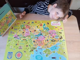 Пазли класичні "Карта України" 300706, 100 елементів фото от покупателей 4