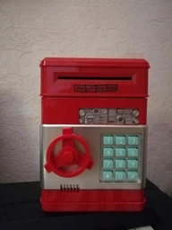 Копилка Сейф с Кодовым Замком и Купюроприемником Электронный Number Bank, Подарок для Детей (Синий)(23132) фото от покупателей 1