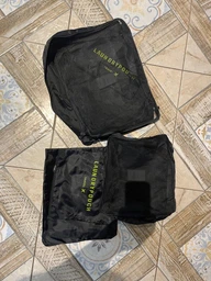 Комплект дорожніх органайзерів, сумок для одягу та подорожей 6 шт P.Travel бордовий (PT204) фото від покупців 8