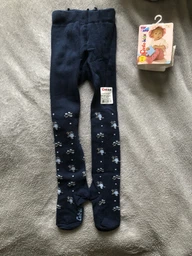 Дитячі колготки 1-1.5 роки бавовняні Conte Kids Tip-Top 7С-78СП-258 80-86 см Темно-бірюзові (4810226026090)