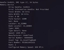 Модуль памяти AMD DDR3 8GB 1600 MHz (R538G1601U2S-U)