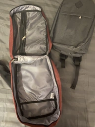 Дорожный рюкзак ручная кладь в самолет лоукост 40 x 30 x 20 SkyBag Premium сумка для путешествий туристические ручной клади универсальный крепкий мужской женский для самолета ryanair wizzair серый (FB-2001R) фото от покупателей 1