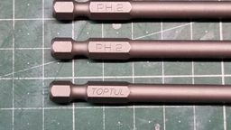 Насадки для шуруповерта набір 1/4" 100мм PH2 4шт TOPTUL FSIB0802G фото від покупців 3