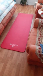 Коврик для йоги и фитнеса ProSource Extra Thick Yoga Pilates Mat 180x61x2.4 (PS-2010-grey), серый фото от покупателей 2
